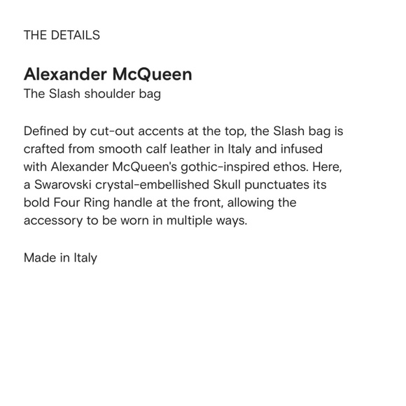 Alexander McQueen Ivory White Slash Stud-Detailing Shoulder Bag Satchel … - Picture 12 of 16